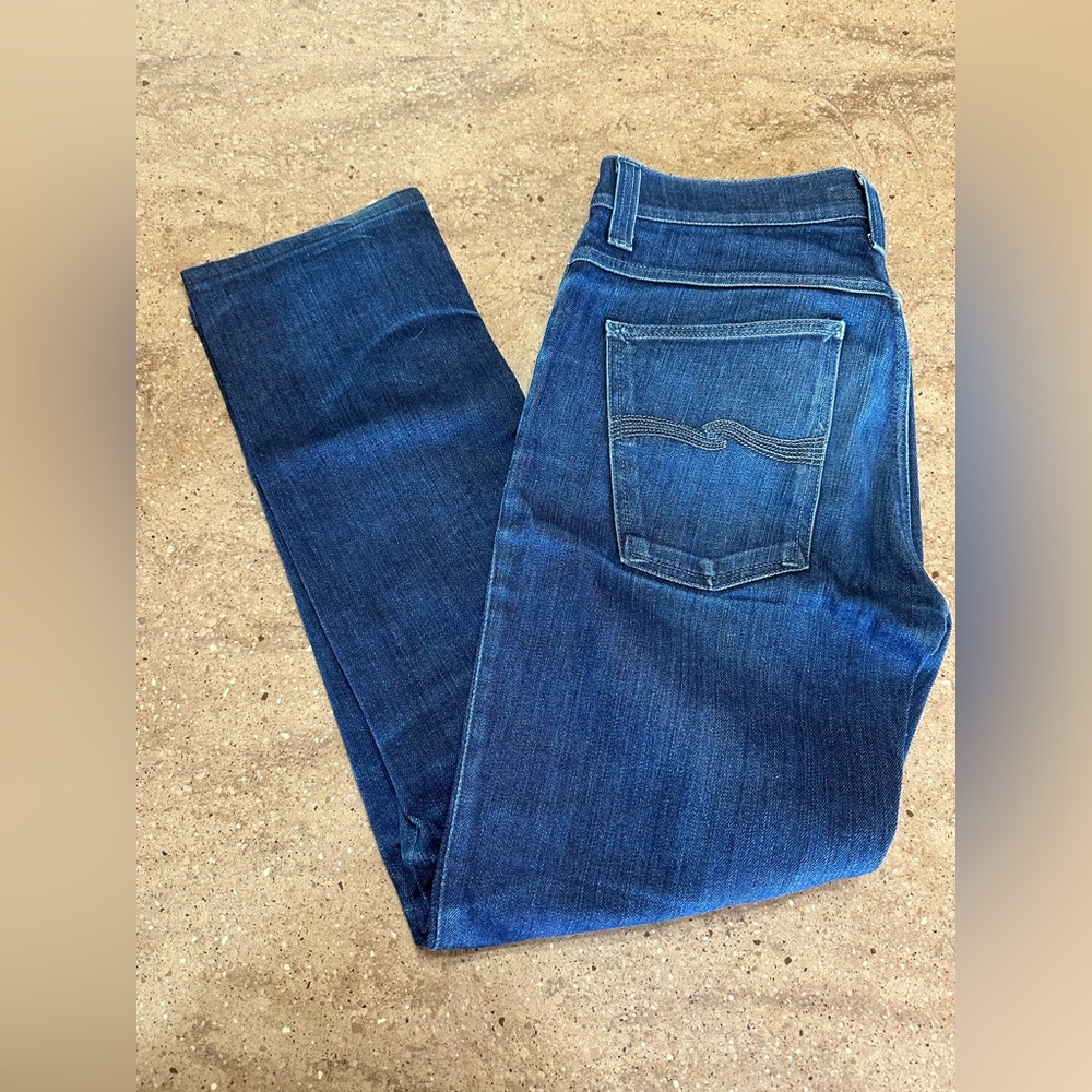 Nudie Jeans Slim Fit Indigo Blue Denim